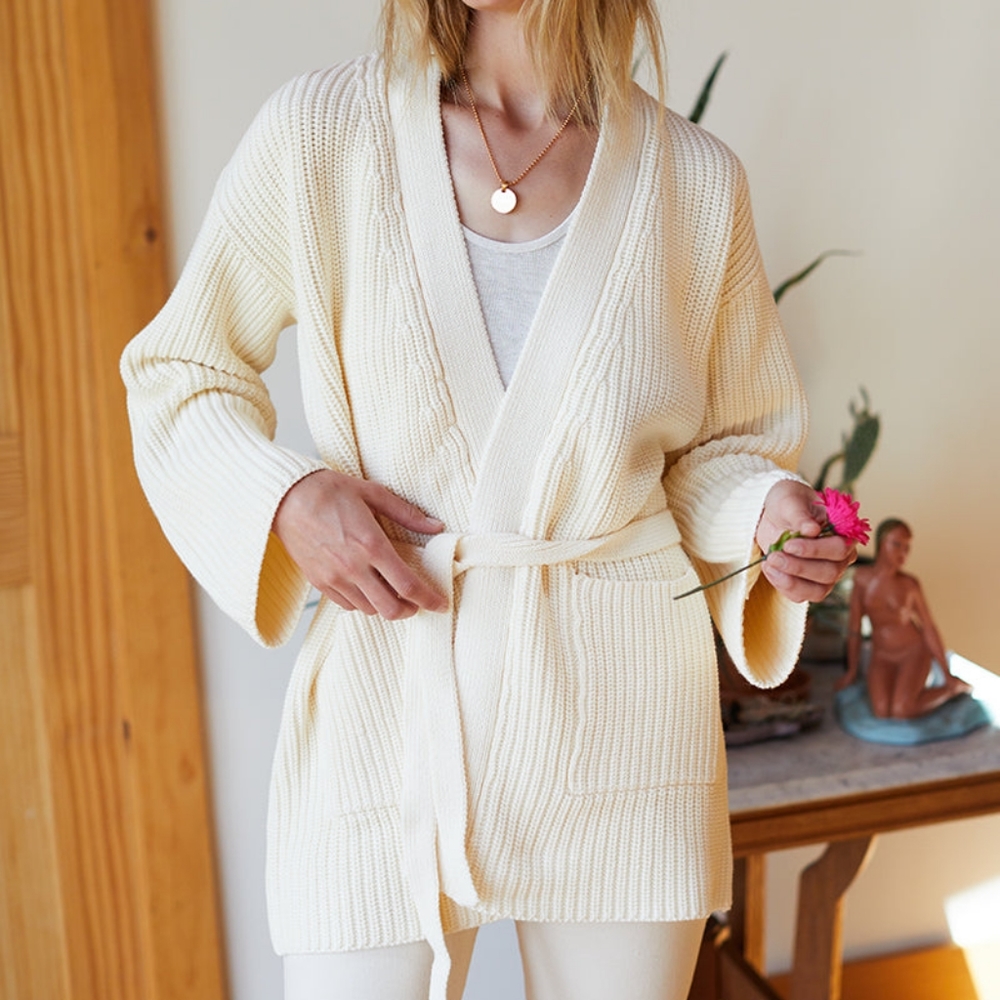 Emerson Fry Organic Wrap Sweater
